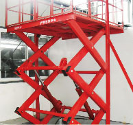 剪叉式電動升降貨梯，固定式液壓升降貨梯